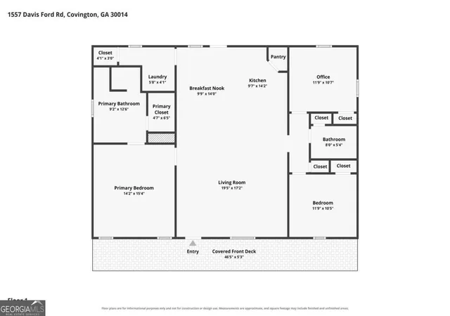 32nd image of 1557 Davis Ford Rd, Covington, GA 30014 | MLS# 10815431