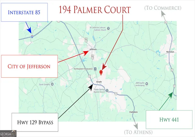 Photo 3 of Single family home for sale at 194 Palmer Ct, Jefferson, GA 30549 | MLS# 10762831 | Listing updated on 2026-06-30