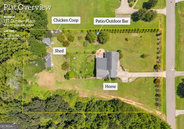 Photo 2 of Single family home for sale at 117 Dunbar Pl, Winterville, GA 30683 | MLS# 10832591 | Listing updated on 2026-09-08