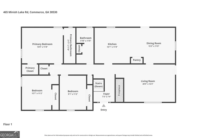 Homes for sale in Commerce, GA | 465 Minish Lake Rd, Commerce, GA 30529 | MLS# 10785567