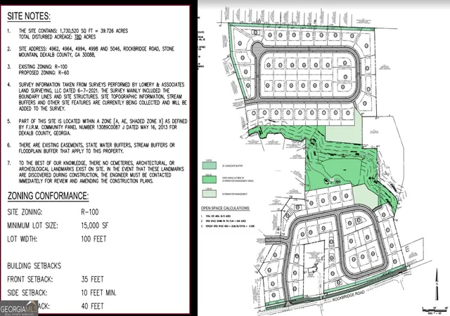 Photo 3 of Land for sale at 4994 Rockbridge Rd, Stone Mountain, GA 30088 | MLS# 10611408 | Listing updated on 2026-08-14