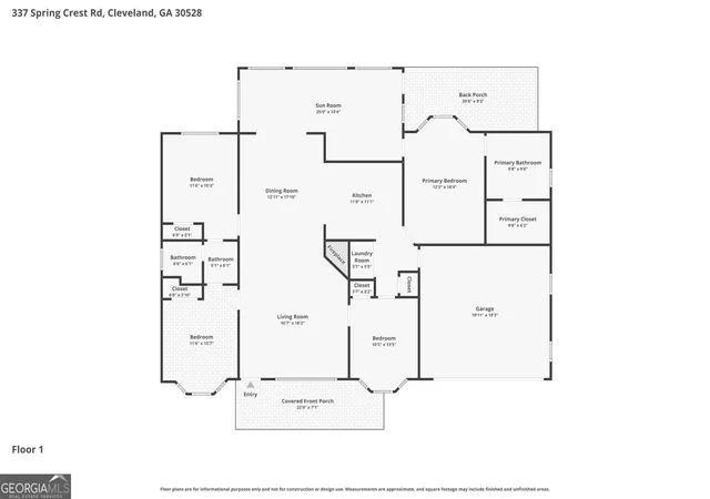 53rd image of 337 Spring Crest Rd, Cleveland, GA 30528 | MLS# 10737100
