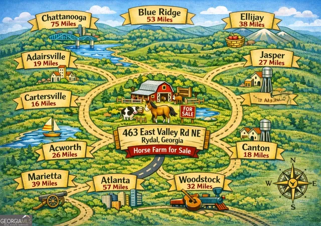 54th image of 463 E Valley Rd Ne, Rydal, GA 30171 | MLS# 10720746
