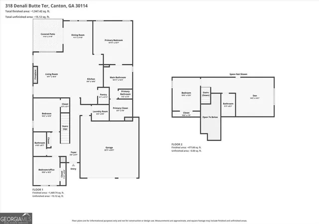 61st image of 318 Denali Butte Ter, Canton, GA 30114 | MLS# 10831369