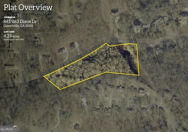 Photo 1 of Land for sale at 841 Dixon Dr, Gainesville, GA 30501 | MLS# 10681347 | Listing updated on 2026-02-18