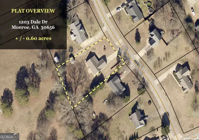 Photo 2 of Sale Pending at 1203 Dale Dr, Monroe, GA 30656 | MLS# 10801584 | Listing updated on 2026-07-22