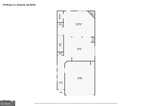 Photo 3 of Single family home for sale at 176 Bryon Ln, Acworth, GA 30102 | MLS# 10836449 | Listing updated on 2026-09-15