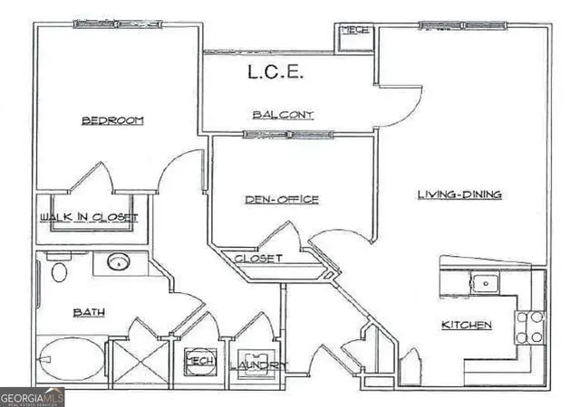 Listing Photo 2 - Condo for sale in building located at 870 Mayson Turner Rd Nw, Atlanta, GA 30314 - Unit #1103