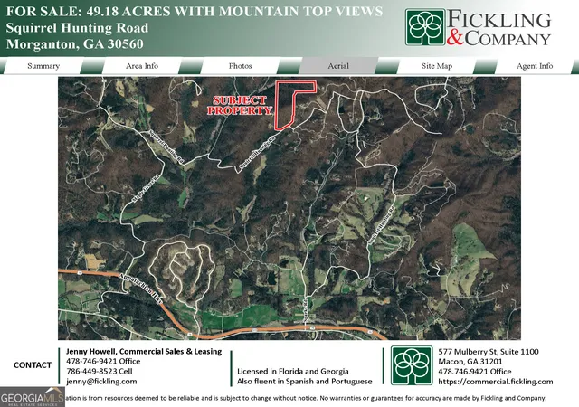 Photo 3 of Land for sale at 0 Squirrel Hunting Rd, Morganton, GA 30560 | MLS# 10496884 | Listing updated on 2026-04-09