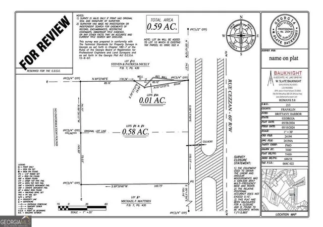 Photo 2 of Land for sale at 0 Rue Cezzan, Lavonia, GA 30553 | MLS# 10874185 | Listing updated on 2026-10-30