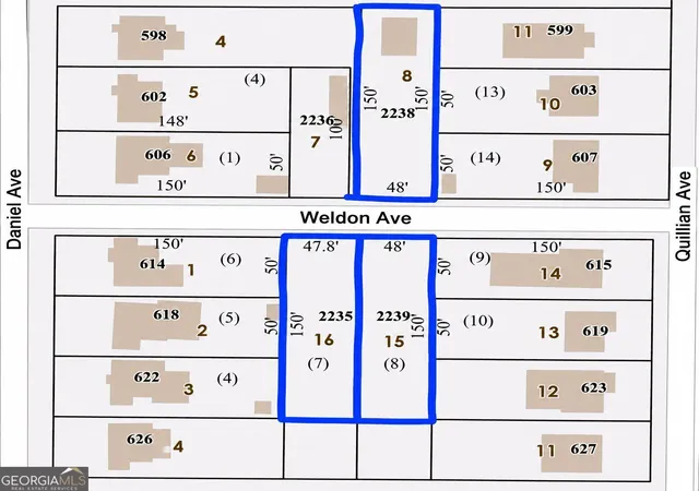 Land for sale at 2238 Weldon Pl NE, Decatur, GA 30032 | MLS# 10879311