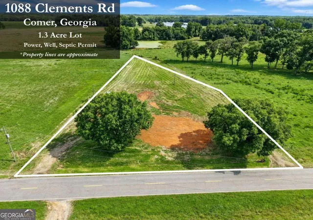 Land for sale at 1088 Clements Rd, Comer, GA 30629 | MLS# 10788482