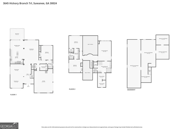 75th image of 3645 Hickory Branch Trl, Suwanee, GA 30024 | MLS# 10772744