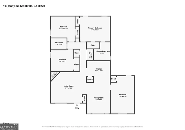 42nd image of 109 Jenny Rd, Grantville, GA 30220 | MLS# 10824689