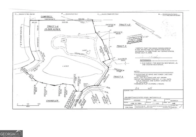 75th image of 1261 Brittain Estates Dr, Watkinsville, GA 30677 | MLS# 10816815