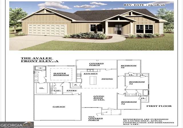 Photo 2 of Sale Pending at 169 Avalee Rd, Brooks, GA 30205 | MLS# 10835362 | Listing updated on 2026-09-04