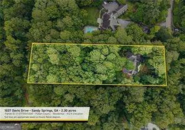Photo 1 of Land for sale at 1037 Davis Dr, Sandy Springs, GA 30327 | MLS# 10828776 | Listing updated on 2026-09-02