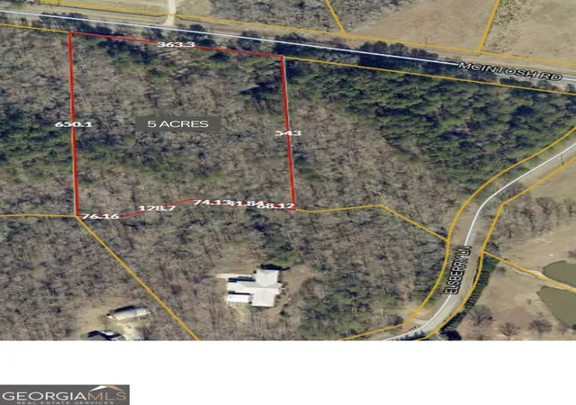 Photo 1 of Land for sale at Next To 443 Mcintosh Rd, Brooks, GA 30205 | MLS# 10821148 | Listing updated on 2026-08-23
