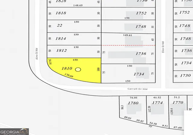 Photo 1 of Land for sale at 1810 Alma St Nw, Atlanta, GA 30318 | MLS# 10686097 | Listing updated on 2026-06-07