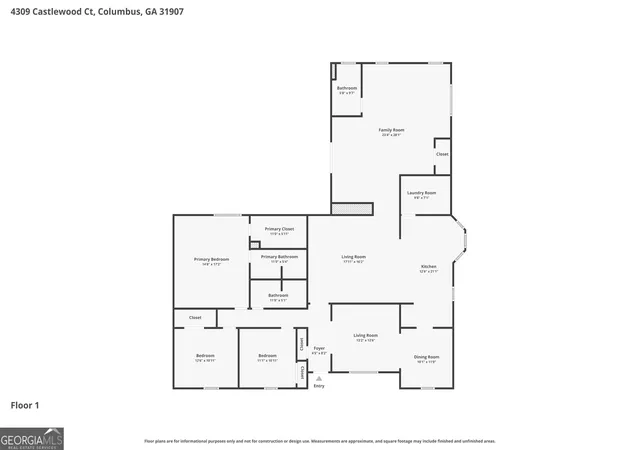 Homes for sale in Columbus, GA | 4309 Castlewood Ct, Columbus, GA 31907 | MLS# 10799190