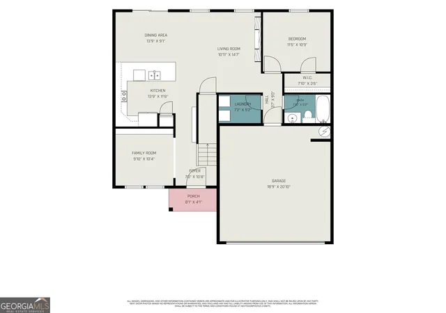 Photo 3 of Single family home for sale at 502 Pemberton St, Euharlee, GA 30145 | MLS# 10822363 | Listing updated on 2026-09-29