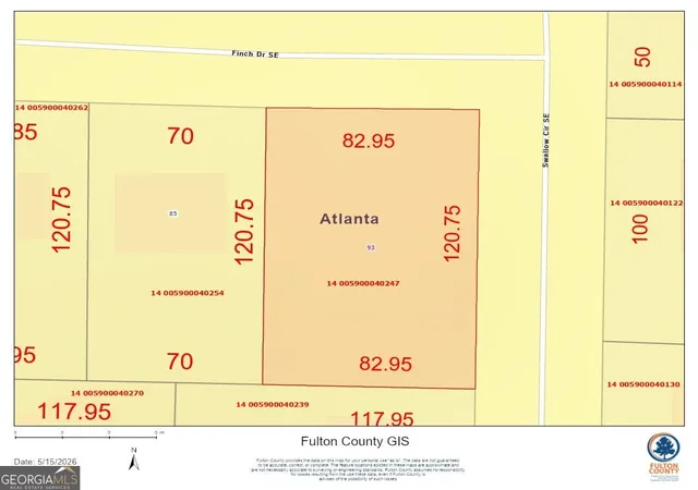 Photo 3 of Land for sale at 93 Finch Dr SE, Atlanta, GA 30315 | MLS# 10767577 | Listing updated on 2026-09-07