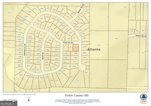 Photo 4 of Land for sale at 93 Finch Dr SE, Atlanta, GA 30315 | MLS# 10767577 | Listing updated on 2026-09-07