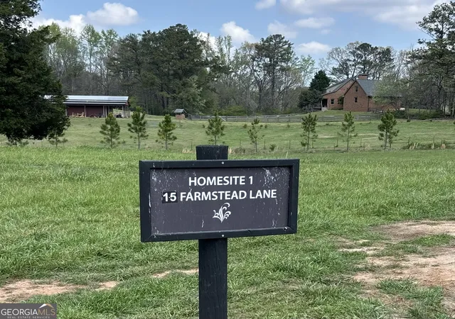 1st image of 15 Farmstead Ln #HOMESITE 1, Chattahoochee Hills, GA 30268 | MLS# 10717063