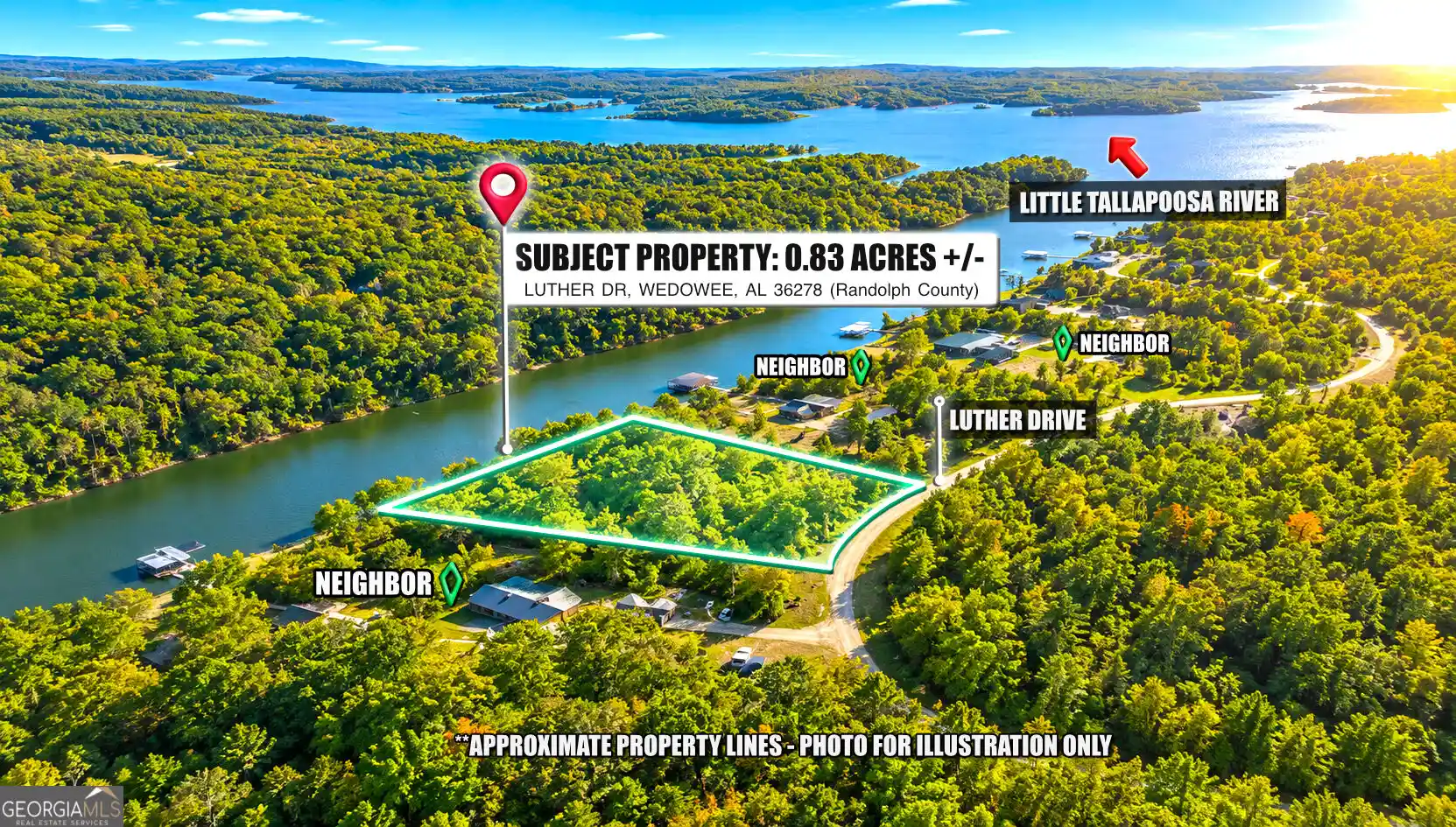 Photo 1 of Land for sale at 0 Luther Dr, Wedowee, AL 36278 | MLS# 10856789 | Listing updated on 2026-10-23