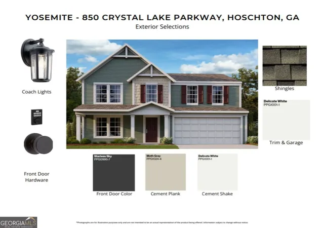 Photo 2 of Single family home for sale at 850 Crystal Lakes Pkwy, Hoschton, GA 30548 | MLS# 10823853 | Listing updated on 2026-09-11