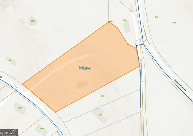 Photo 2 of Land for sale at 3260 Hall Dr, Gainesville, GA 30501 | MLS# 10444626 | Listing updated on 2025-02-05