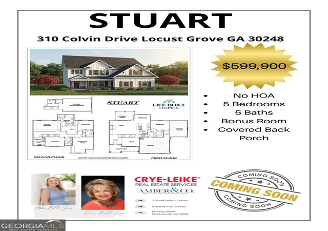 Photo 3 of Single family home for sale at 310 Colvin Dr, Locust Grove, GA 30248 | MLS# 10784087 | Listing updated on 2026-08-28