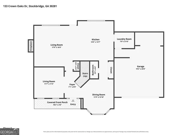 22nd image of 133 Crown Oaks Dr, Stockbridge, GA 30281 | MLS# 10827672