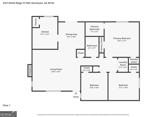 Homes for sale in Kennesaw, GA | 4167 Shiloh Ridge Trl Nw, Kennesaw, GA 30144 | MLS# 10706705