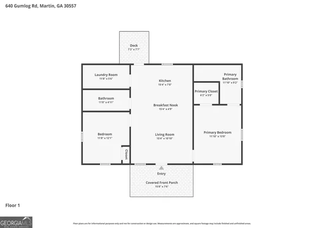 Homes for sale in Martin, GA | 640 Gumlog Rd, Martin, GA 30557 | MLS# 10778508