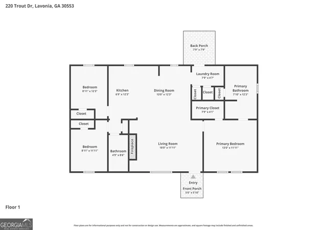 Homes for sale in Lavonia, GA | 220 Trout Dr, Lavonia, GA 30553 | MLS# 10768551