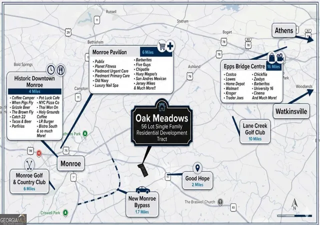 Photo 3 of Land for sale at 56 Lots Oak Meadows, Monroe, GA 30655 | MLS# 10755831 | Listing updated on 2026-09-28