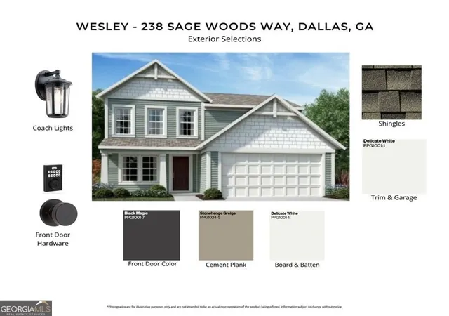 Photo 2 of Single family home for sale at 238 Sage Woods Wy, Dallas, GA 30132 | MLS# 10823946 | Listing updated on 2026-09-18