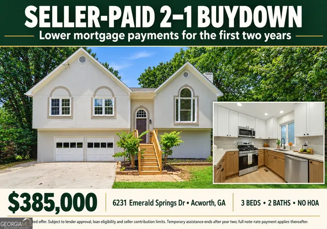 Photo 1 of Single family home for sale at 6231 Emerald Springs Dr, Acworth, GA 30102 | MLS# 10793168 | Listing updated on 2026-10-26