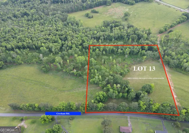 Photo 1 of Land for sale at Lot 13 Gresham, Zebulon, GA 30295 | MLS# 10817296 | Listing updated on 2026-08-15