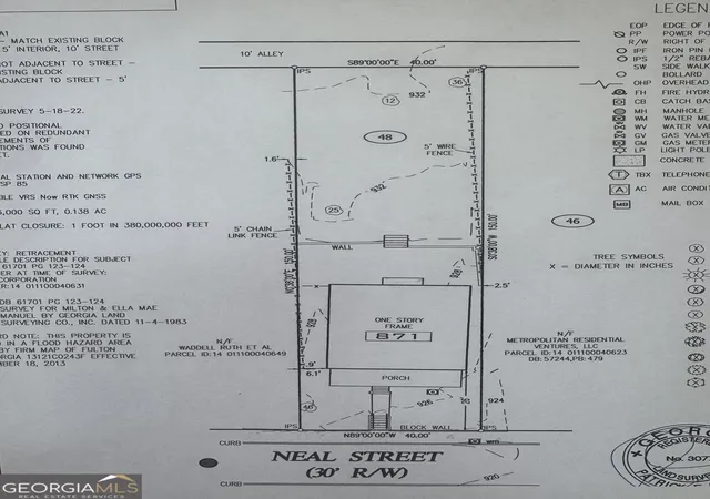 Photo 2 of Land for sale at 871 Neal St Nw, Atlanta, GA 30314 | MLS# 10820819 | Listing updated on 2026-08-31