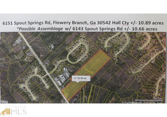 Photo 3 of Land for sale at 6151 Spout Springs, Flowery Branch, GA 30542 | MLS# 7205235 | Listing updated on 2026-08-30