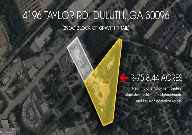 Photo 1 of Land for sale at 4196 Taylor Rd, Duluth, GA 30096 | MLS# 10646028 | Listing updated on 2026-06-04