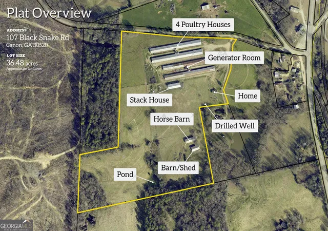 Photo 1 of Sale Pending at 107 Black Snake Road, Canon, GA 30520 | MLS# 10835971 | Listing updated on 2026-09-23