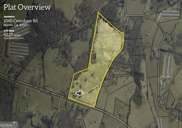 Photo 2 of Land for sale at 1040 Crenshaw Rd, Martin, GA 30557 | MLS# 10825066 | Listing updated on 2026-10-04