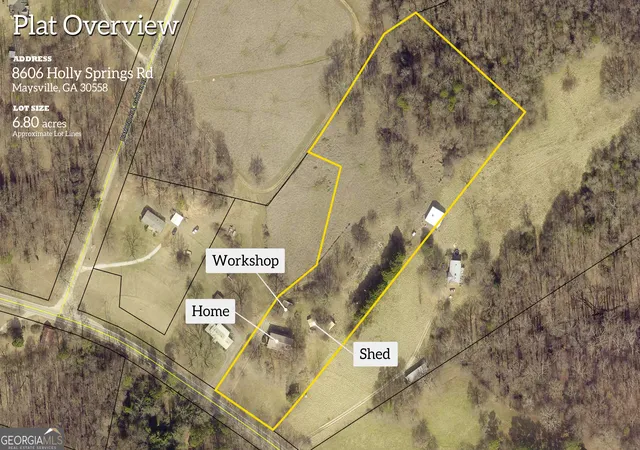 Photo 3 of Single family home for sale at 8606 Holly Springs Rd, Maysville, GA 30558 | MLS# 10805552 | Listing updated on 2026-09-10