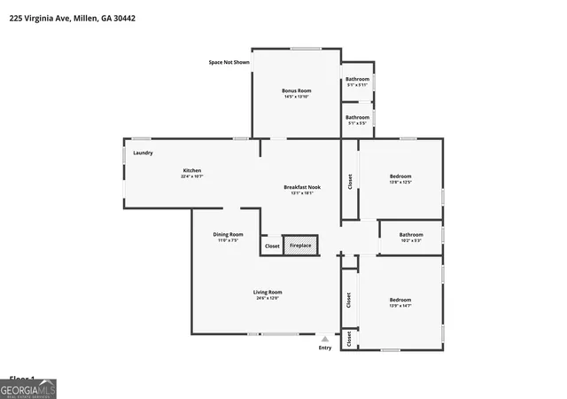 37th image of 225 Virginia Ave, Millen, GA 30442 | MLS# 10832529