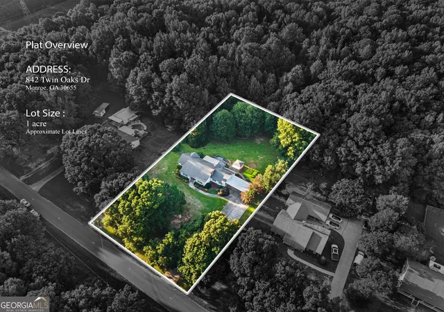 Photo 3 of Single family home for sale at 842 Twin Oaks Dr, Monroe, GA 30655 | MLS# 10810757 | Listing updated on 2026-08-29