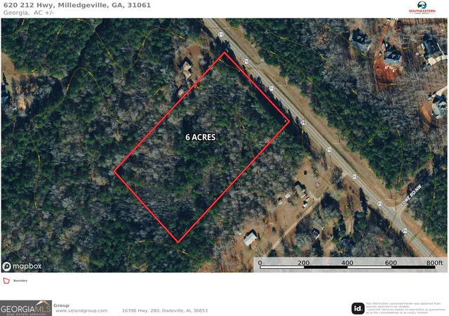 Photo 1 of Land for sale at 620 212 Hwy, Milledgeville, GA 31061 | MLS# 10830976 | Listing updated on 2026-09-04