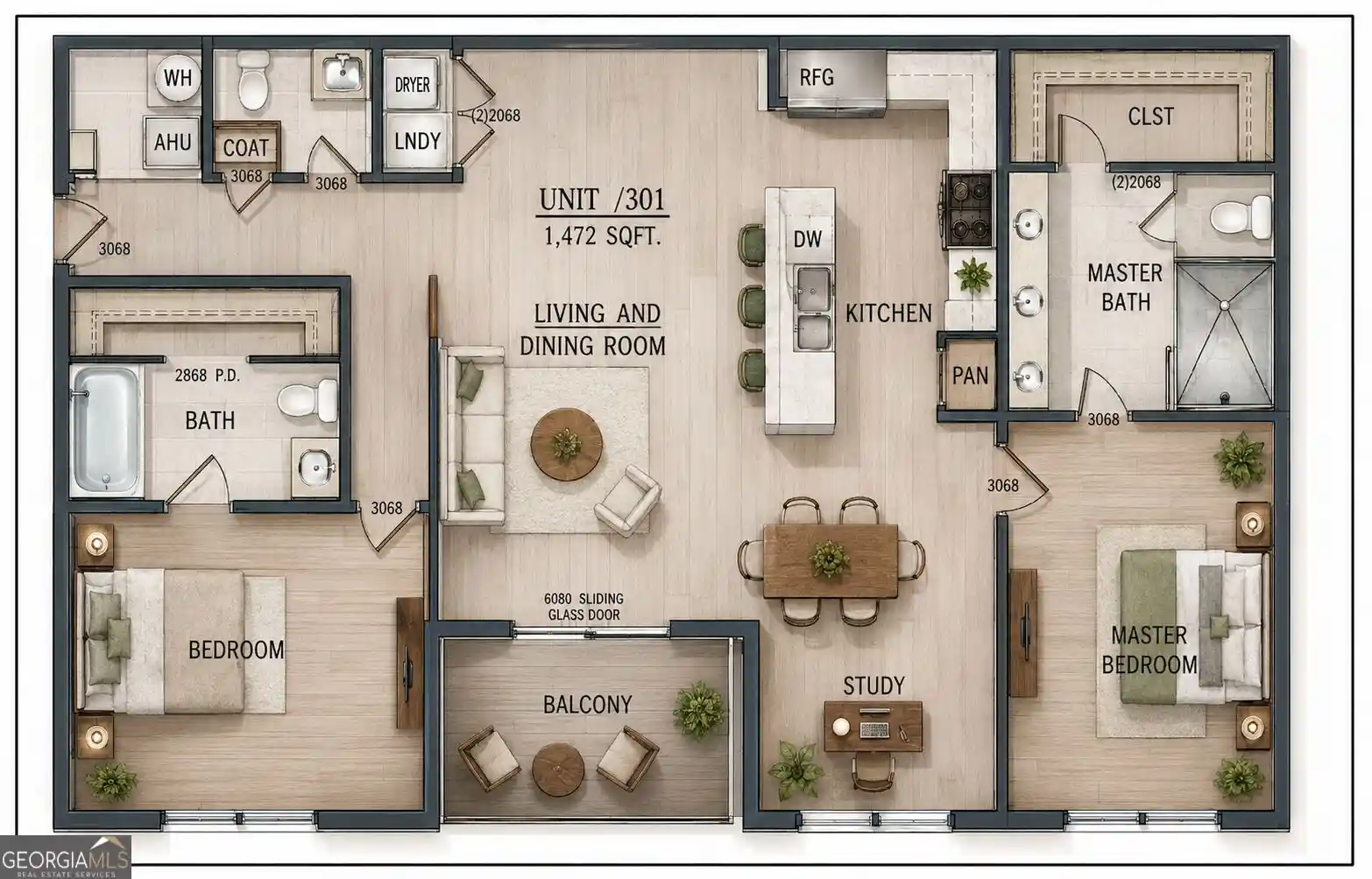 Listing Photo 32 - Condo for sale in 1050 Blair Ln located at 1050 Blair Ln, Peachtree City, GA 30269 - Unit #302
